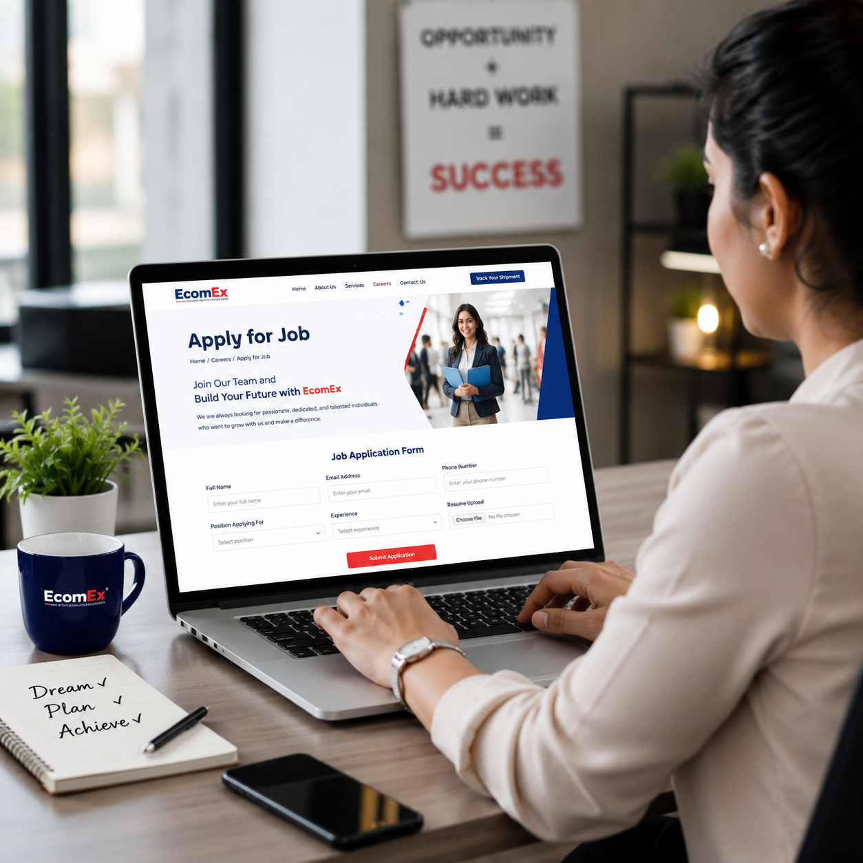 Apply for Job at EcomEx